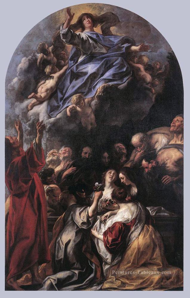 Assomption de la Vierge baroque flamand Jacob Jordaens Peintures à l'huile